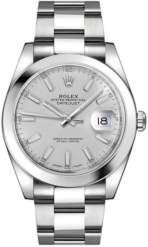 rolex silver mens watch|silver rolex cost.